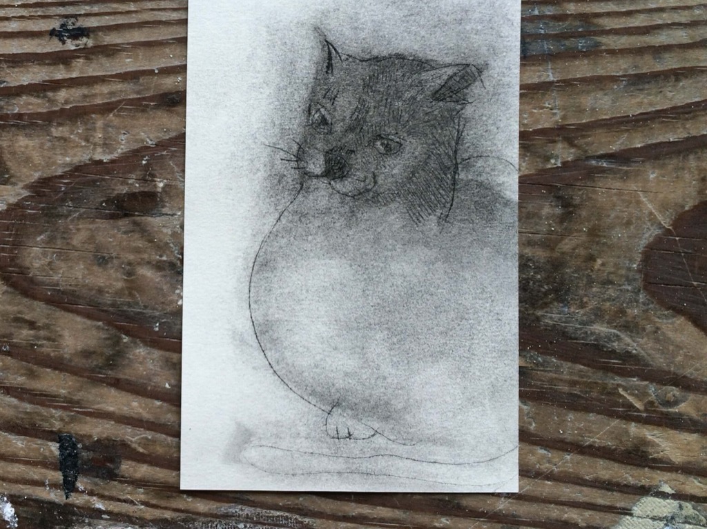 質感を描き分けるデッサン習作