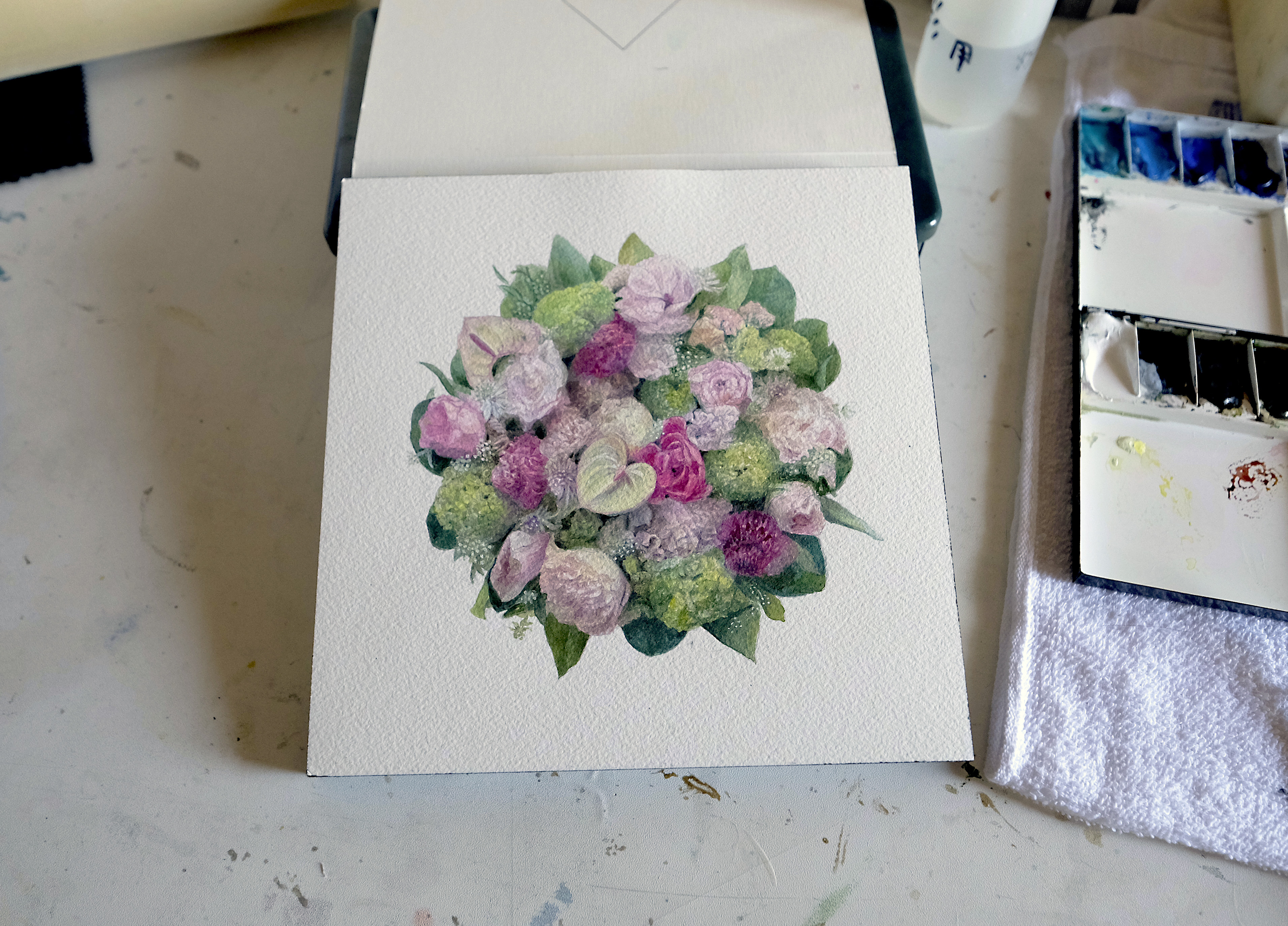 長野市の大人向け絵画・デッサン教室 nas.arts（ナズドットアーツ）の教室風景